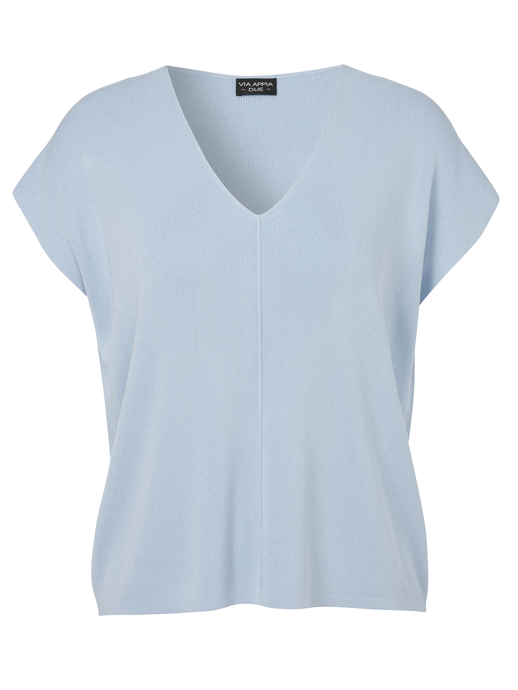 VIA APPIA DUE - Pullunder V-Ausschnitt eisblau - Gr. - 48 von VIA APPIA DUE