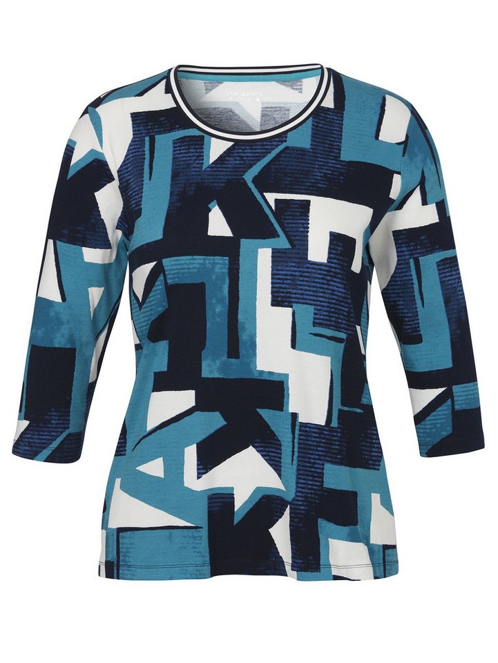 VIA APPIA DUE Rundhalsshirt (1-tlg) Große Größen von VIA APPIA DUE