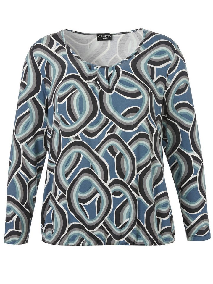 VIA APPIA DUE Rundhalsshirt (1-tlg) mit Allover-Print von VIA APPIA DUE