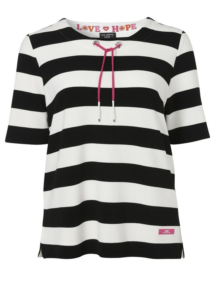 VIA APPIA DUE Rundhalsshirt (1-tlg) mit Rundhalsausschnitt von VIA APPIA DUE