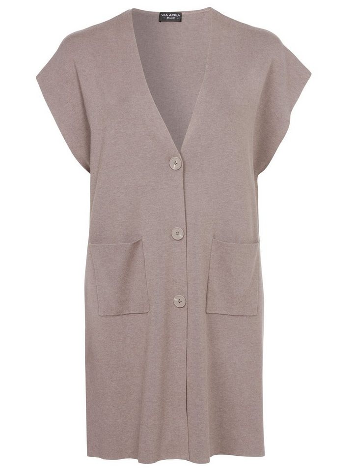 VIA APPIA DUE Shirtweste Zeitlose Shirtweste in unifarbenem Design in edler Viskosemischung von VIA APPIA DUE