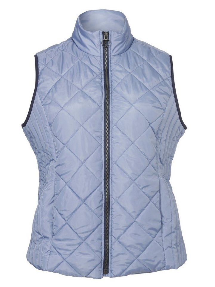 VIA APPIA DUE Steppweste Klassische Steppweste mit Ziernähten im unifarbenen Design von VIA APPIA DUE