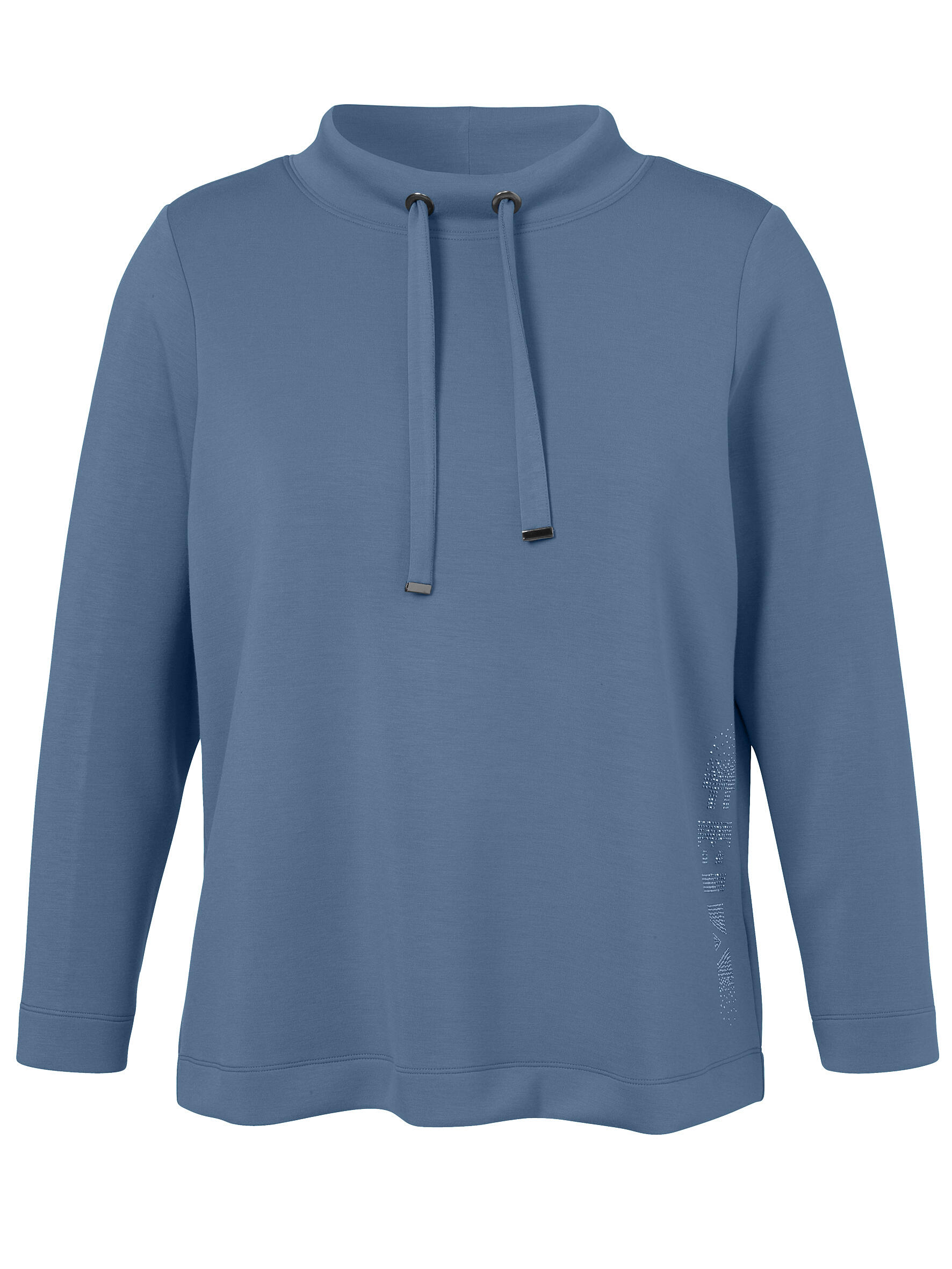 VIA APPIA DUE - Sweatshirt Stehkragen 1/1 Arm bleu - Gr. - 46 von VIA APPIA DUE