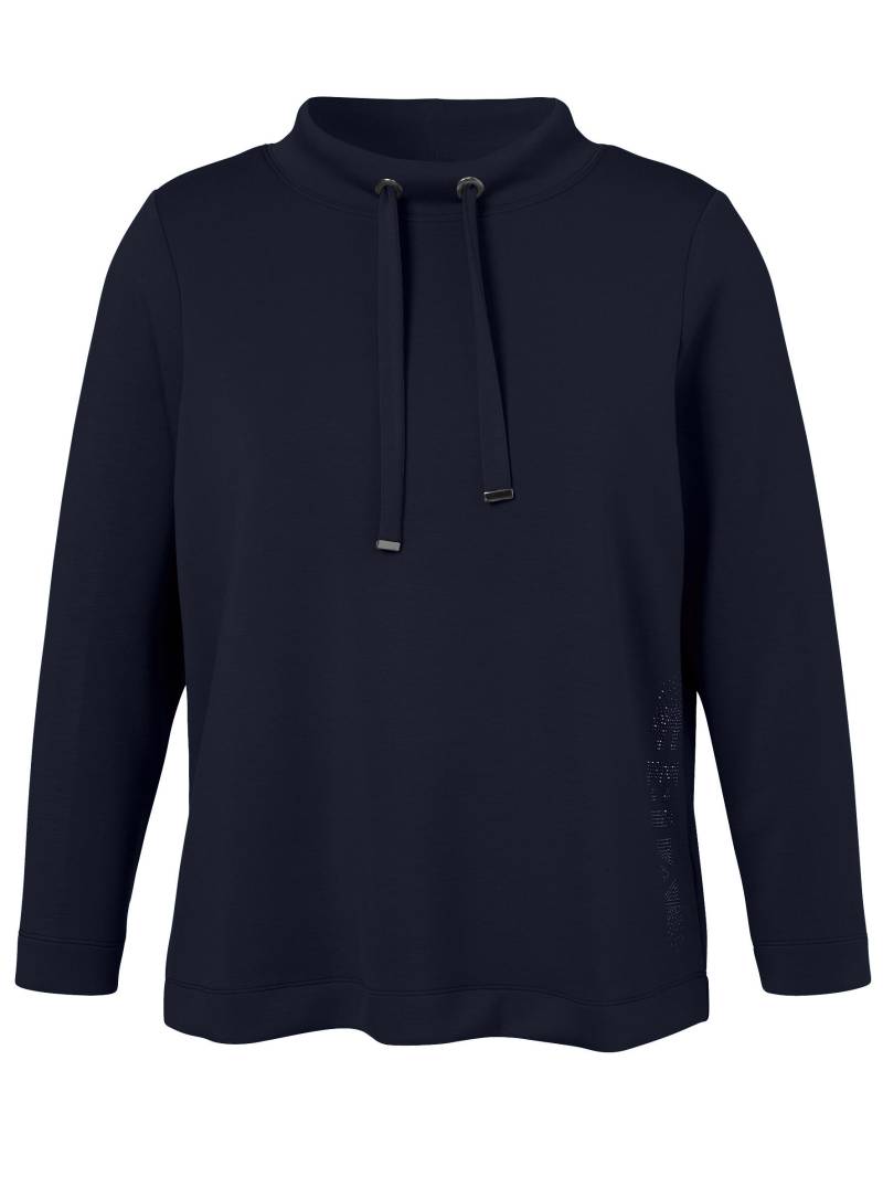 VIA APPIA DUE - Sweatshirt Stehkragen 1/1 Arm dunkelblau - Gr. - 54 von VIA APPIA DUE