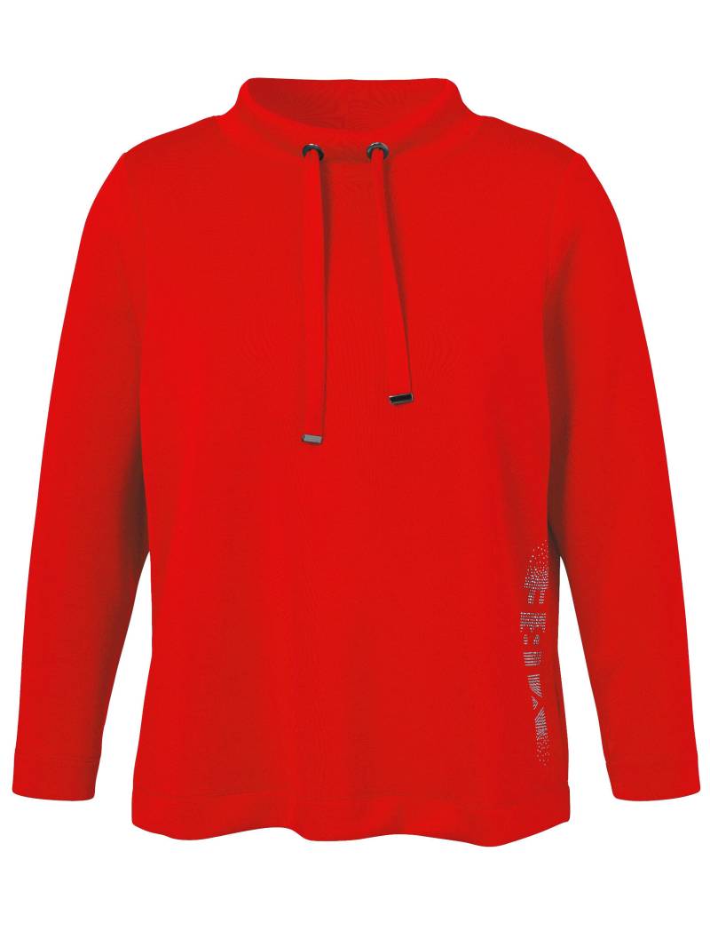 VIA APPIA DUE - Sweatshirt Stehkragen 1/1 Arm rot - Gr. - 48 von VIA APPIA DUE