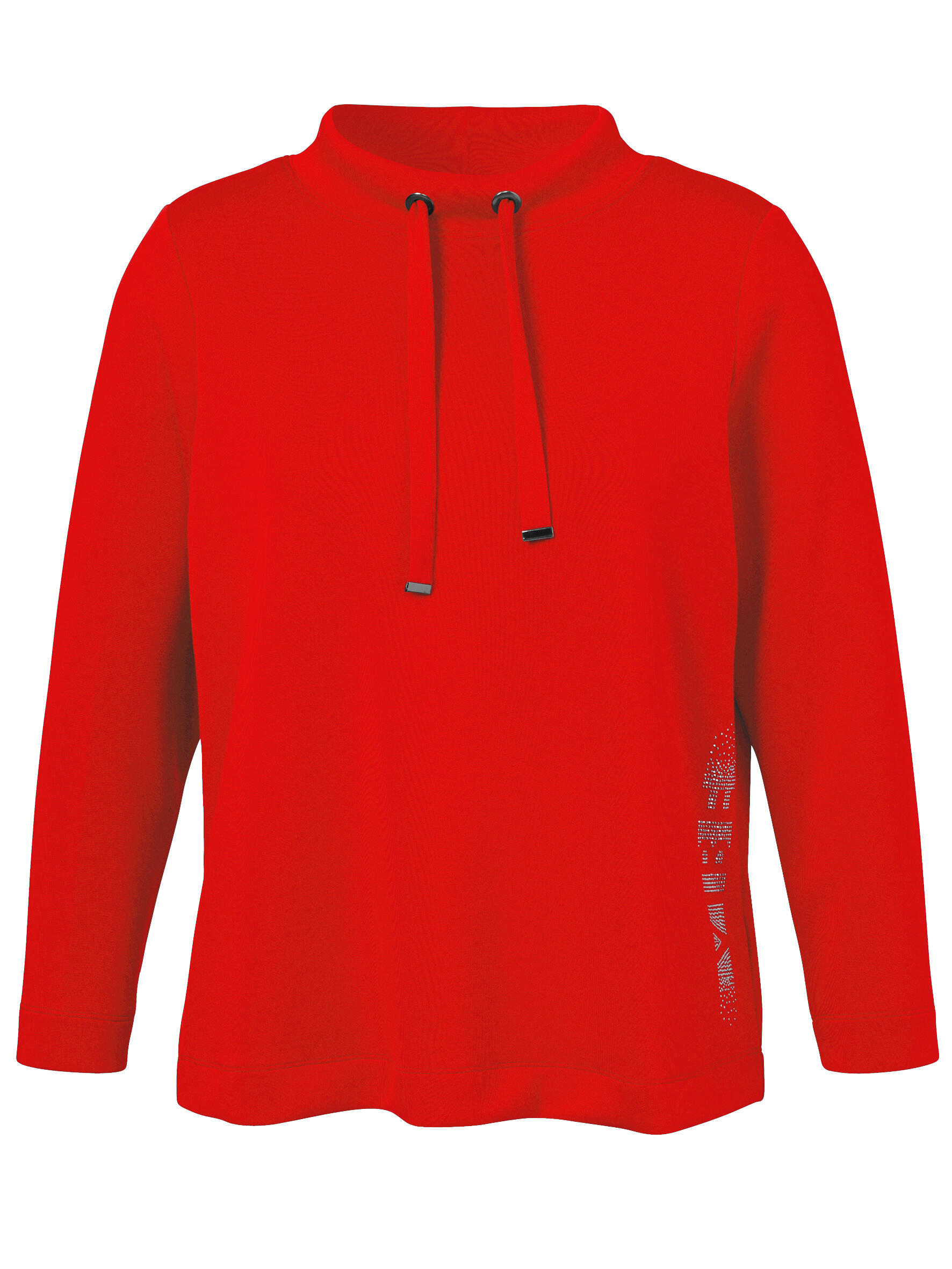 VIA APPIA DUE - Sweatshirt Stehkragen 1/1 Arm rot - Gr. - 50 von VIA APPIA DUE