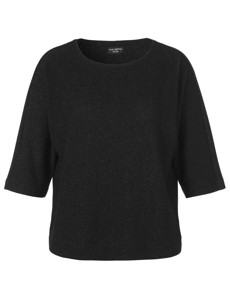 VIA APPIA DUE - Sweatshirt U-Boot 3/4 Arm schwarz - Gr. - 54 von VIA APPIA DUE