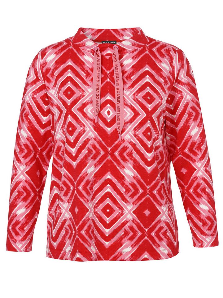 VIA APPIA DUE Sweatshirt (1-tlg) mit Allover-Print von VIA APPIA DUE
