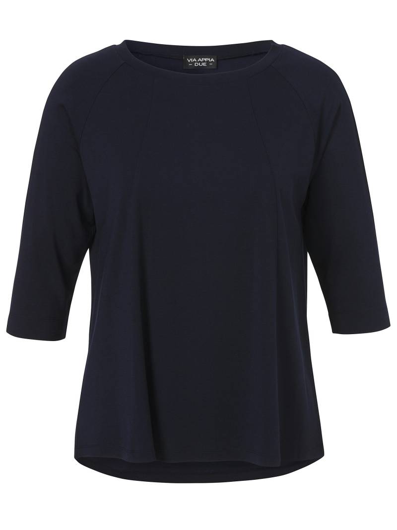 VIA APPIA DUE - T-Shirt Rundhals 3/4 Arm dunkelblau - Gr. - 50 von VIA APPIA DUE