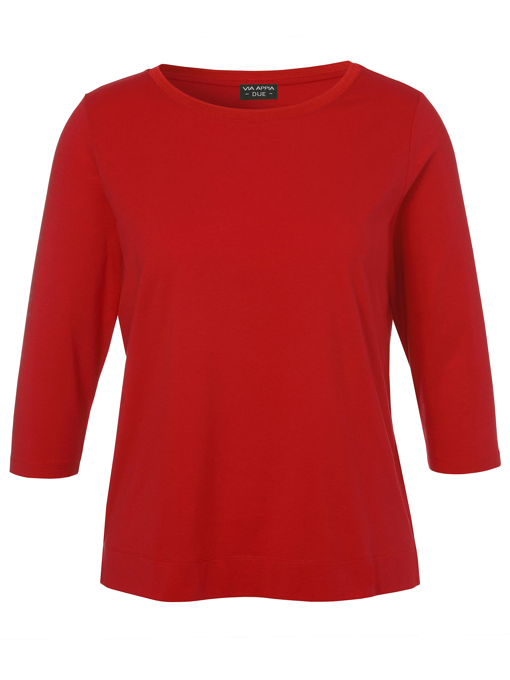 VIA APPIA DUE - T-Shirt U-Boot 3/4 Arm rot - Gr. - 44 von VIA APPIA DUE