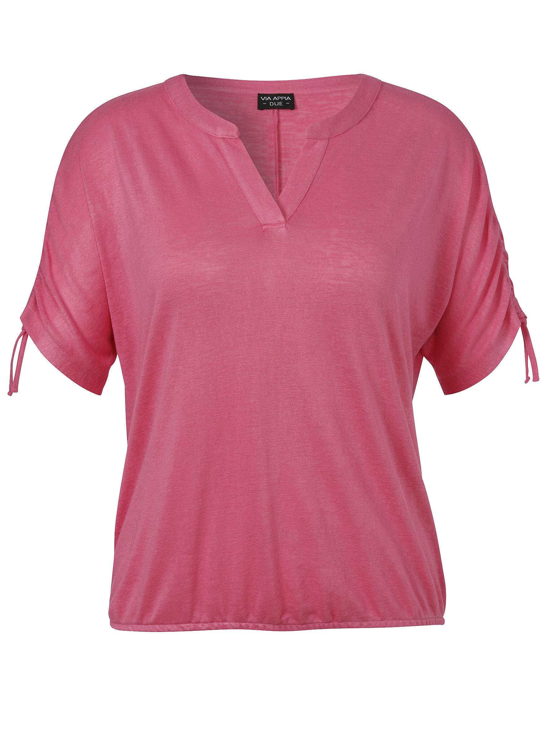 VIA APPIA DUE - T-Shirt V-Ausschnitt 1/2 Arm flamingo - Gr. - 50 von VIA APPIA DUE