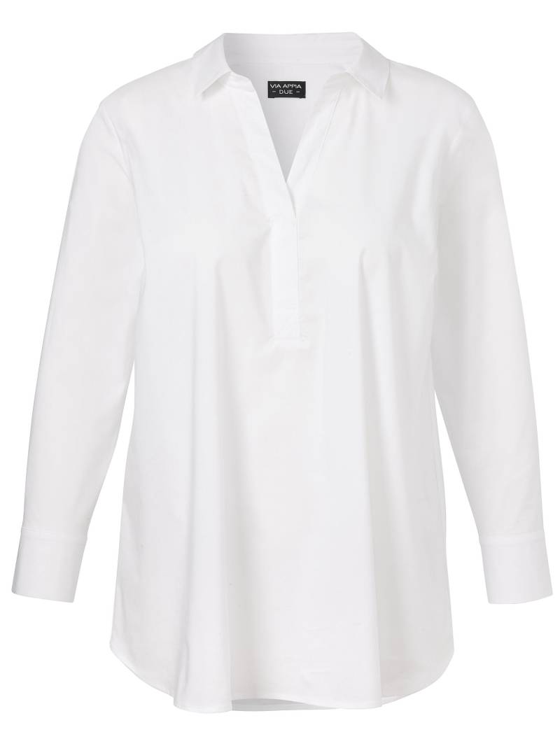 VIA APPIA DUE - Tunika Hemdkragen 1/1 Arm creme weiß - Gr. - 46 von VIA APPIA DUE
