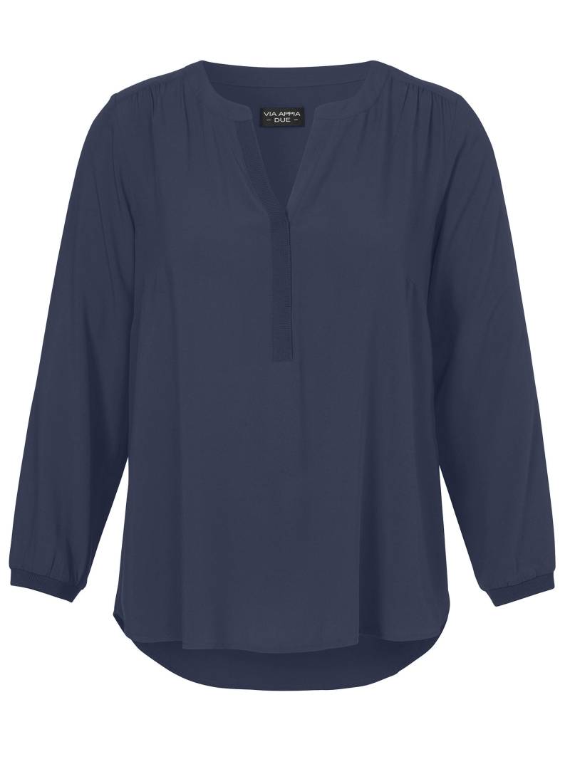 VIA APPIA DUE - Tunika V-Ausschnitt 1/1 Arm dunkelblau - Gr. - 48 von VIA APPIA DUE