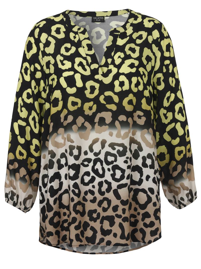 VIA APPIA DUE - Tunika V-Ausschnitt 1/1 Arm lime multicolor - Gr. - 48 von VIA APPIA DUE