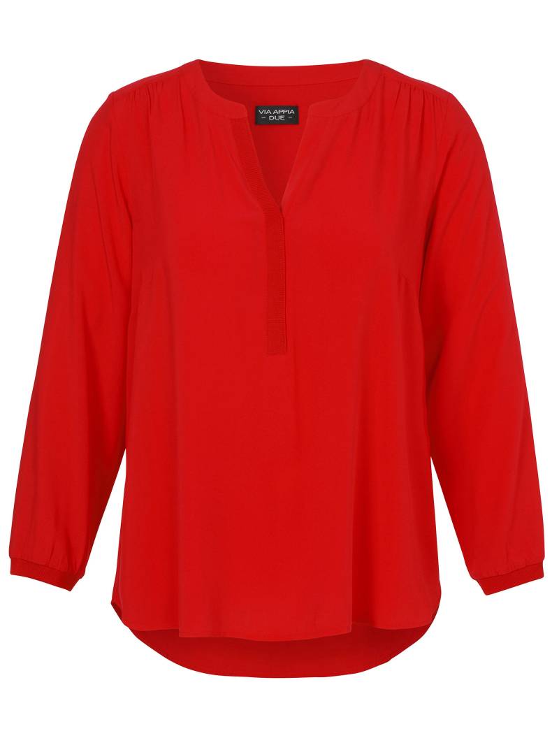 VIA APPIA DUE - Tunika V-Ausschnitt 1/1 Arm rot - Gr. - 44 von VIA APPIA DUE