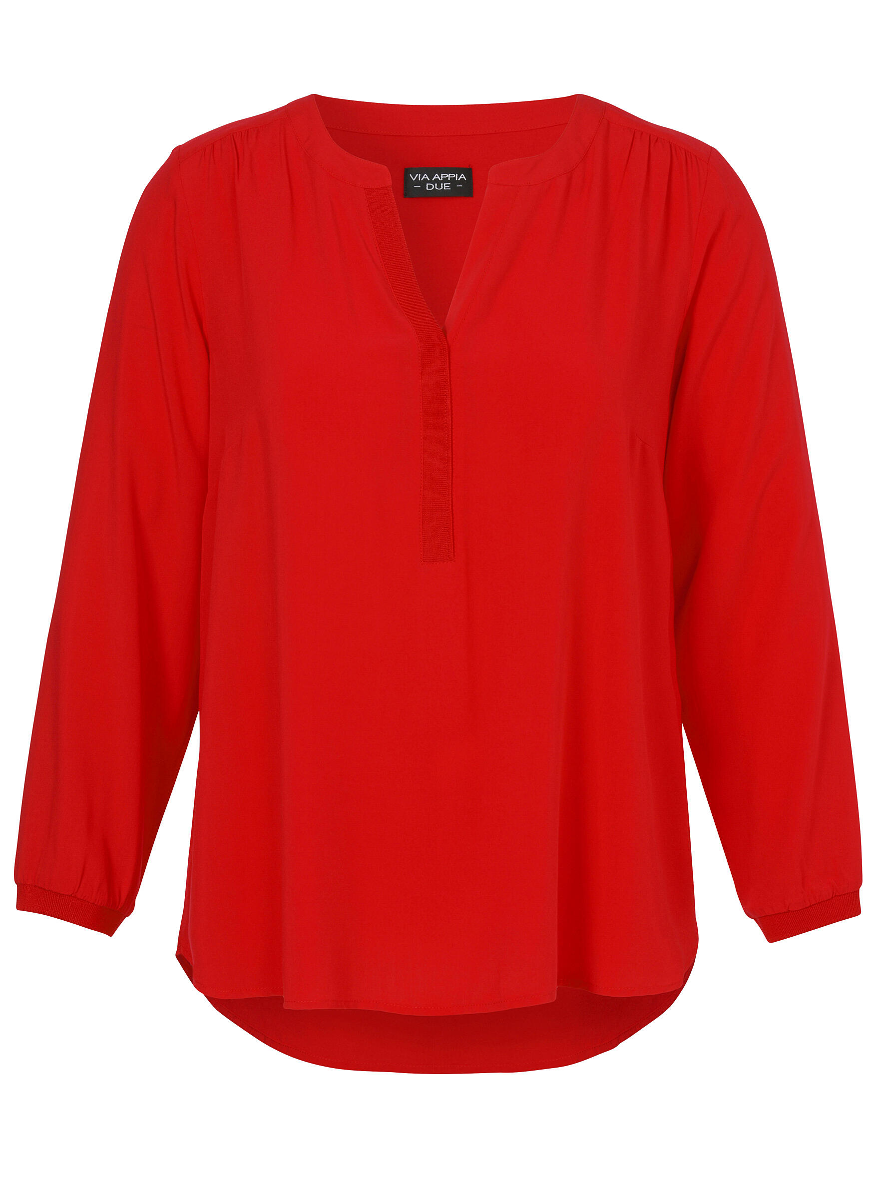 VIA APPIA DUE - Tunika V-Ausschnitt 1/1 Arm rot - Gr. - 50 von VIA APPIA DUE