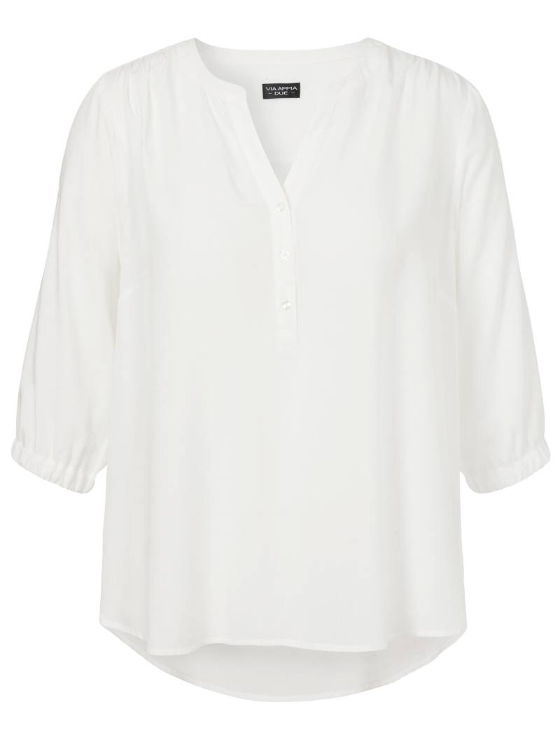 VIA APPIA DUE - Tunika V-Ausschnitt 3/4 Arm ecru - Gr. - 48 von VIA APPIA DUE