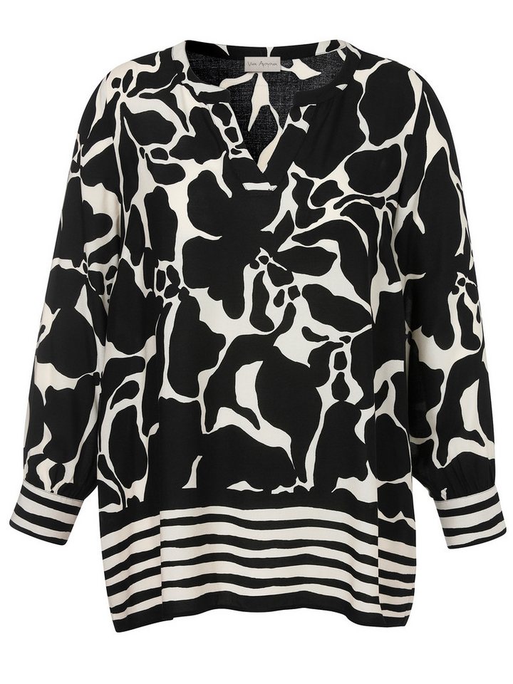 VIA APPIA Langarmbluse Tunika V-Ausschnitt 1/1 Arm von VIA APPIA