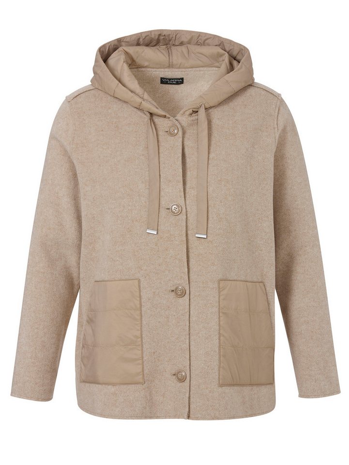 VIA APPIA T-Shirt Jacke Kapuze 1/1 Arm Knöpfe von VIA APPIA