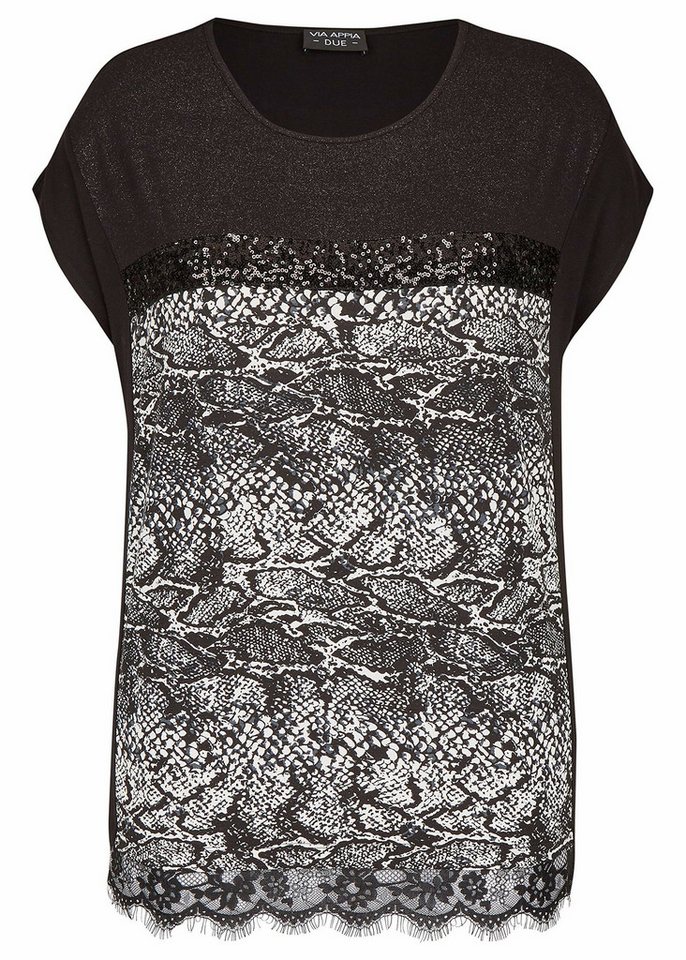 VIA APPIA T-Shirt Motivdruck Shirt für Damen (1-tlg., keine Angabe) von VIA APPIA