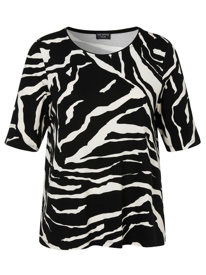 VIA APPIA T-Shirt T-Shirt Rundhals 1/2 Arm Druck von VIA APPIA