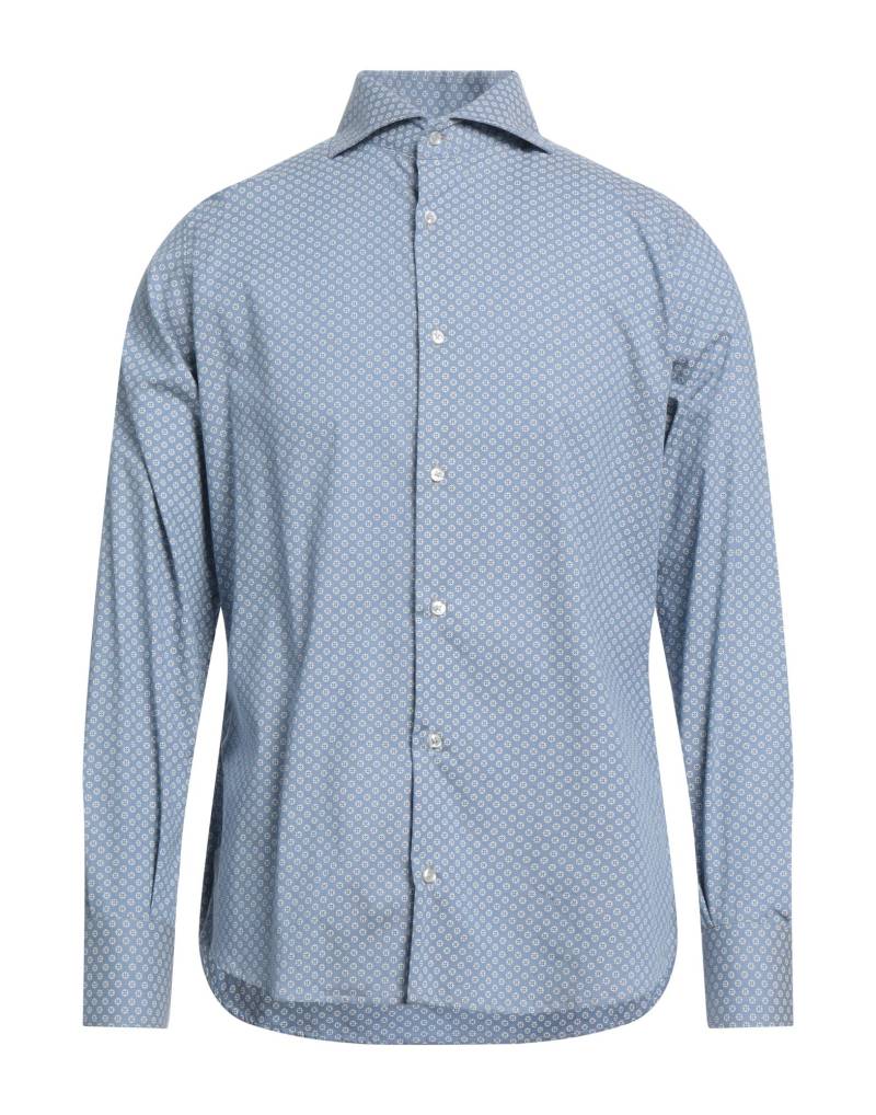 VIA DEI MILLE 1 Napoli Hemd Herren Blaugrau von VIA DEI MILLE 1 Napoli