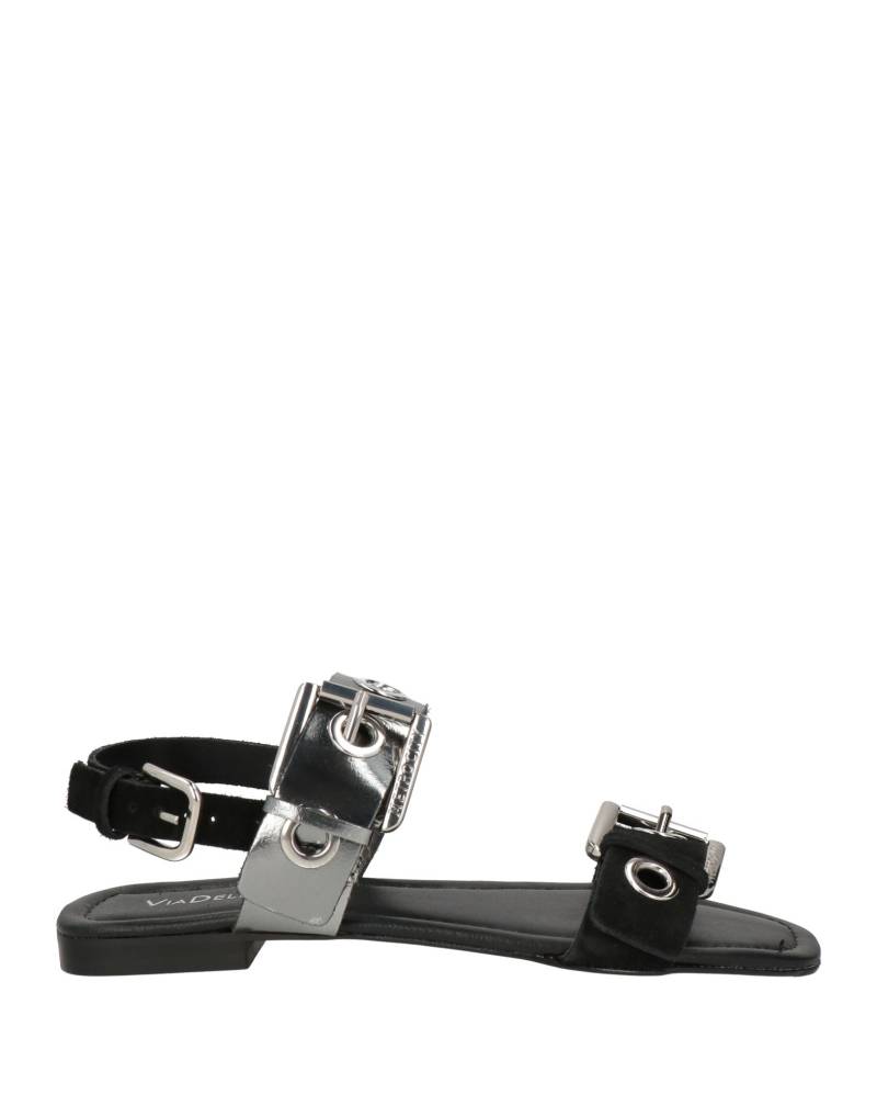 VIA DELLE VILLE Sandale Damen Schwarz von VIA DELLE VILLE