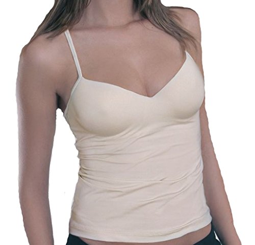 Sassa Damen BH Hemd Unterhemd Shirt Top mit Bügel 35060 Elfenbein 70 D von VIANIA!