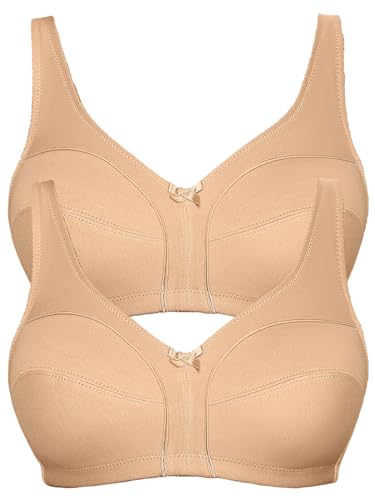 VIANIA! 2er Pack Baumwoll Soft BH Basic 105452 Gr. 95 E in Makeup von VIANIA!