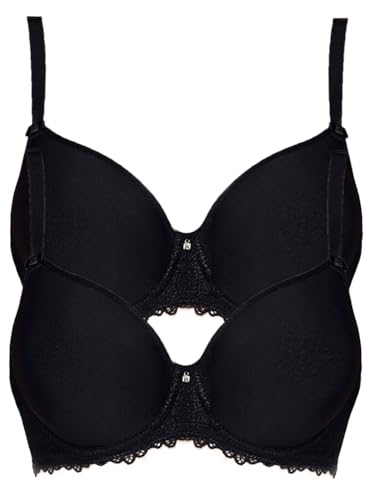 VIANIA! 2er Pack Spacer Bügel BH Leni 204461 Gr. 100 C in schwarz von VIANIA!