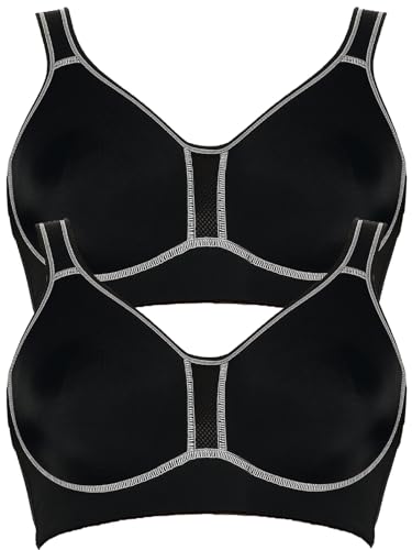 VIANIA! 2er Pack Sport BH Performance 101470 Gr. 95 C in schwarz von VIANIA!