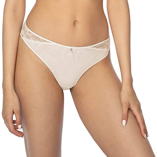 VIANIA! Brasil Slip Brasiliano 214060 Carmen Farbe Cream, Größe:38 von VIANIA!