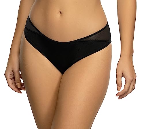 VIANIA! Brasil Slip Brasiliano 231000 Vanessa sexy transparentes Mesh Farbe Schwarz, Größe:38 von VIANIA!