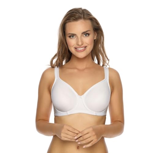VIANIA! 14586 Minimizer Bügel-BH mit gemoldeten Cups Farbe Weiß, Größe:85, Cup:C von VIANIA!