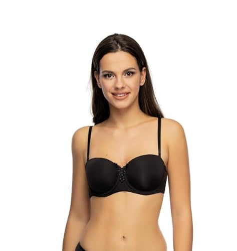 VIANIA! Multiway-Bügel-BH 211414 Carola abnehmbare Träger Strapless Farbe Schwarz, Größe:85, Cup:B VIANIA! Multiway-Bügel-BH 211414 Carola abnehmbare Träger Strapless Farbe Schwarz, Größe:85, Cup:B von VIANIA!