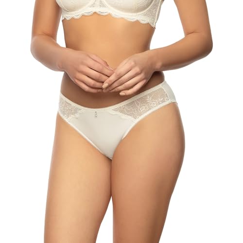 VIANIA! Slip 224180 AVA mit Spitze Mikrofaser höchster Farbe Pearl, Größe:40 von VIANIA!