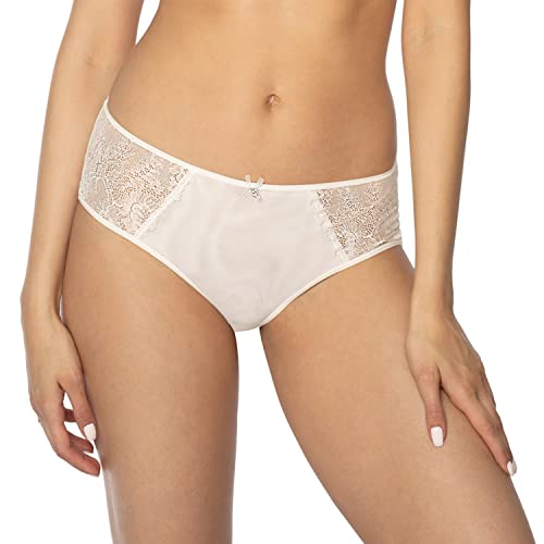 VIANIA! Slip Bikinislip 214160 Carmen Mikrofaser Farbe Cream, Größe:44 von VIANIA!