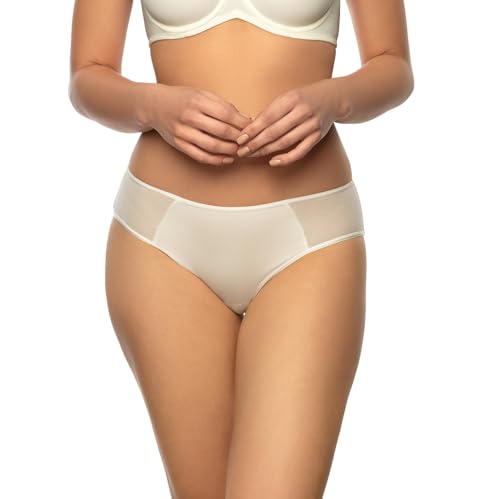VIANIA! Slip Sally 201184 klassisch in Basic Passform Basic Farbe Cream, Größe:40 von VIANIA!
