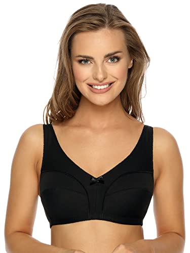 Viania Baumwoll Soft BH Basic 105452 Gr. 100C in schwarz von VIANIA!