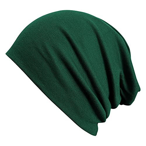 VIAUMBR Beanie Mütze Damen Winter Funktionsmütze Herren Haube Dünn Outdoor Wandern Herbst Grün von VIAUMBR