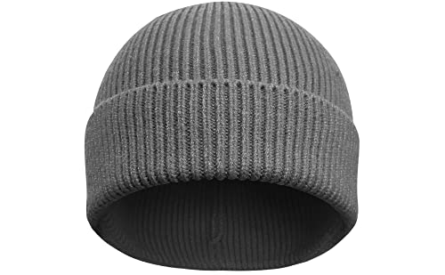 VIAUMBR Mütze Herren Wintermütze Damen Strickmütze Beanie Skimütze Fahrradmütze Running Winter Herbst Thermo Warm Weiche Winddichte Outdoor Sports 17 Hellgrau von VIAUMBR
