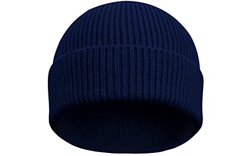 VIAUMBR Mütze Herren Wintermütze Damen Strickmütze Beanie Skimütze Fahrradmütze Running Winter Herbst Thermo Warm Weiche Winddichte Outdoor Sports 17 Dunkelblau von VIAUMBR