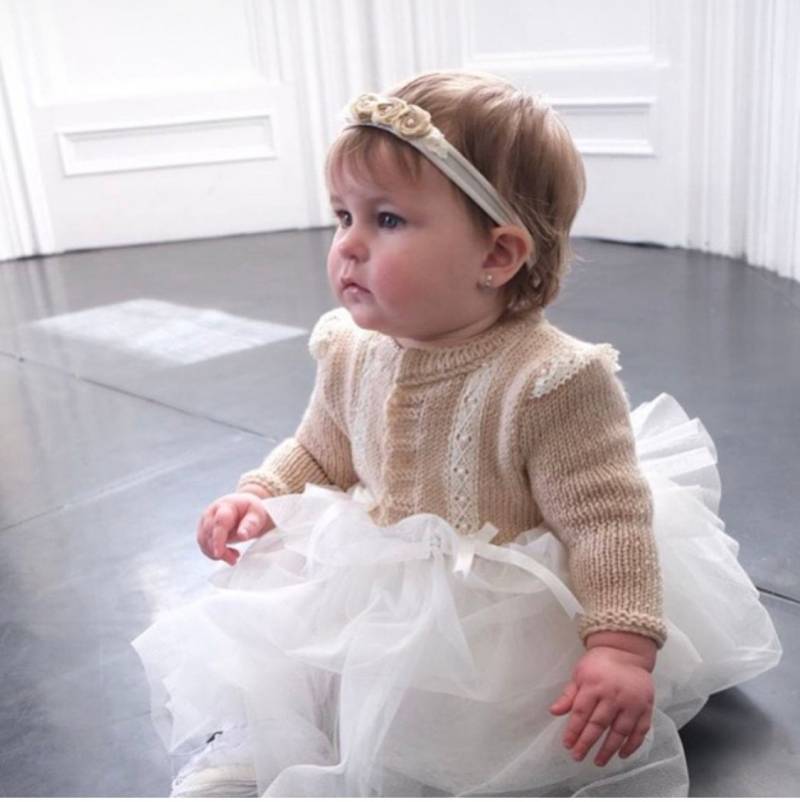 Handgefertigtes Baby-Outfit Aus Strick. Kleidungsset Für Baby-Mädchen. Outfit Mädchen Zum Mitnehmen. Babyparty-Outfit Kleid Baby-Mädchen von VIAngel