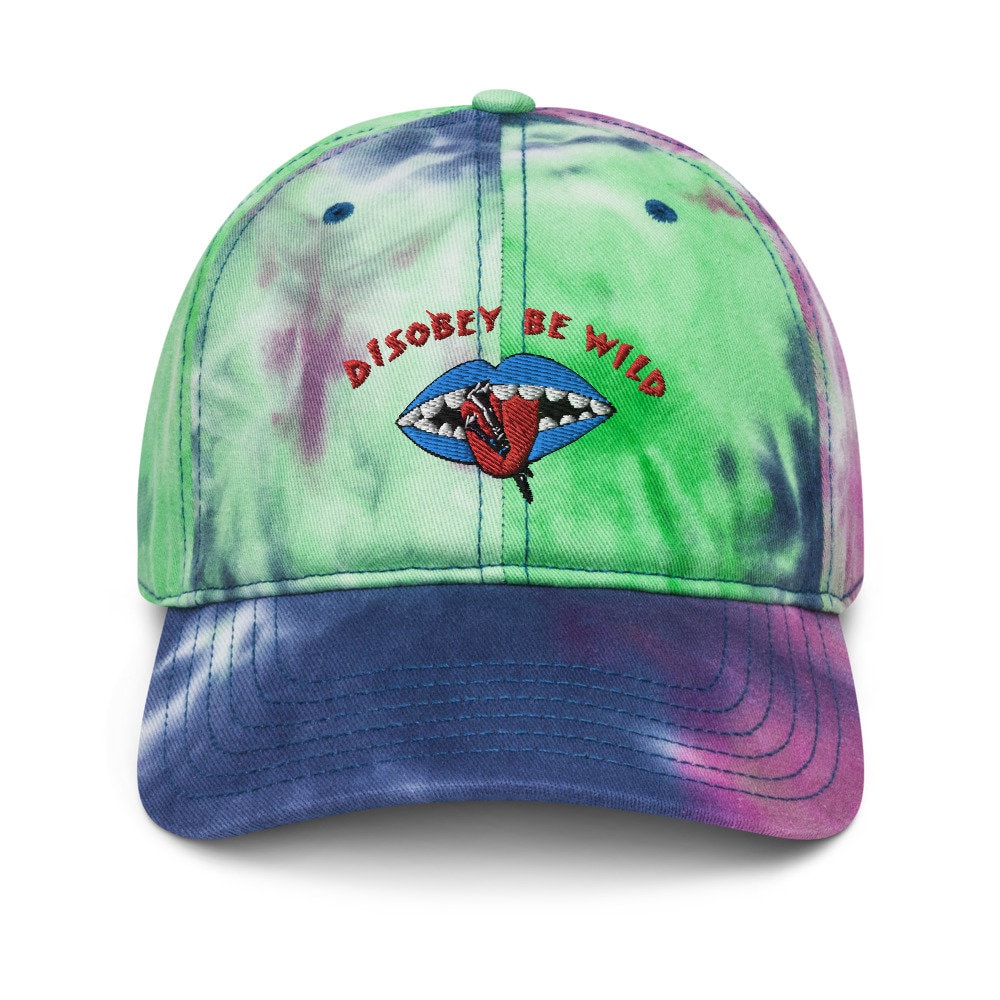 Ungehorsame Be Wild Tie Dye Mütze, Baseball Hut, Mützen Damen, Mützen Für Männer, Tie Hat, Baseball Hut Mit Bestickt von VIBEMAIKAI