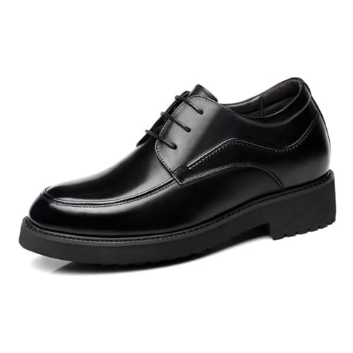 VIBLiSS Herren Formale Aufzugsschuhe Leder Oxford Schnürung Hochzeit Arbeitsschuhe Unsichtbare Höhe Erhöhung Business Dress Schuhe,10cm Black,42 EU VIBLiSS Herren Formale Aufzugsschuhe Leder Oxford Schnürung Hochzeit Arbeitsschuhe Unsichtbare Höhe Erhöhung Business Dress Schuhe,10cm Black,42 EU von VIBLiSS