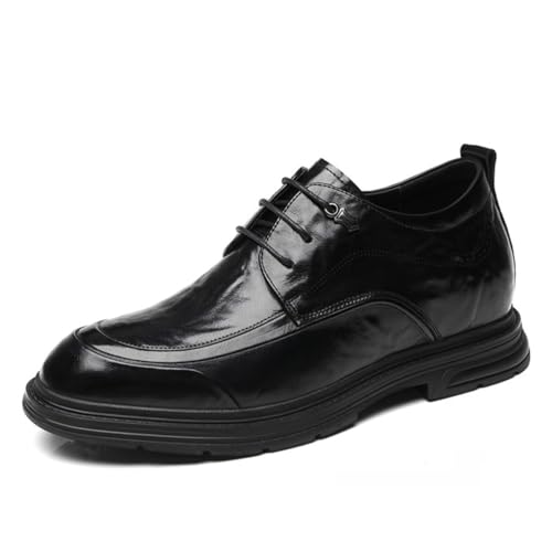 VIBLiSS Herren Unsichtbare Größenerhöhung Brogues Schnürung Runde Zehenpartie Leder Formelles Businesskleid Schuhe Zur Erhöhung Der Körpergröße,6cm Black,41 EU VIBLiSS Herren Unsichtbare Größenerhöhung Brogues Schnürung Runde Zehenpartie Leder Formelles Businesskleid Schuhe Zur Erhöhung Der Körpergröße,6cm Black,41 EU von VIBLiSS