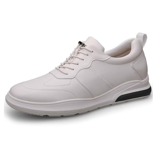 VIBLiSS Herrenmode Aufzug Turnschuhe Leder Stilvolle Höhenerhöhung Freizeitschuhe Bequeme Fußgewölbestütze Wanderschuhe,5cm White,38 EU VIBLiSS Herrenmode Aufzug Turnschuhe Leder Stilvolle Höhenerhöhung Freizeitschuhe Bequeme Fußgewölbestütze Wanderschuhe,5cm White,38 EU von VIBLiSS
