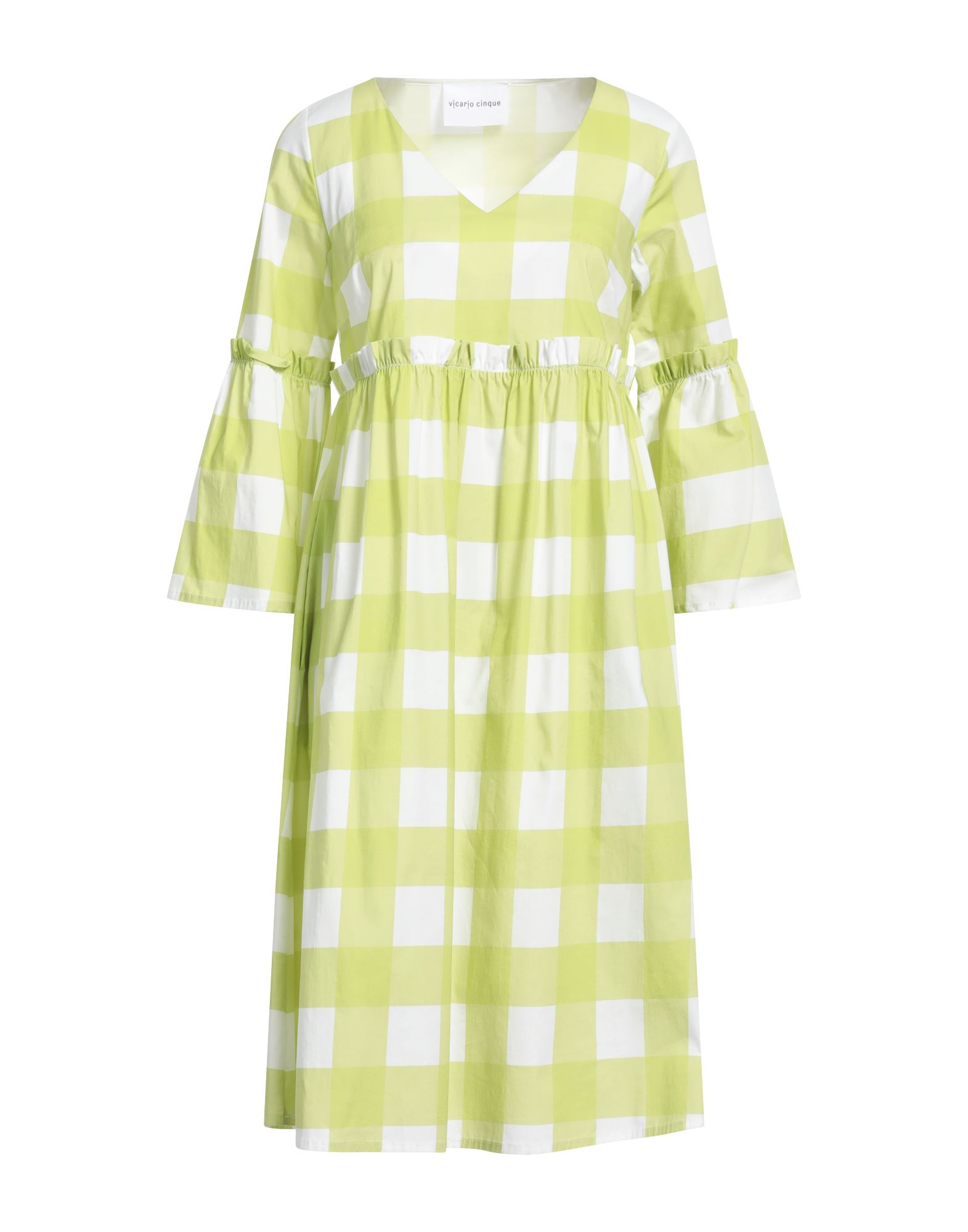 VICARIO CINQUE Midi-kleid Damen Limettengrün VICARIO CINQUE Midi-kleid Damen Limettengrün von VICARIO CINQUE