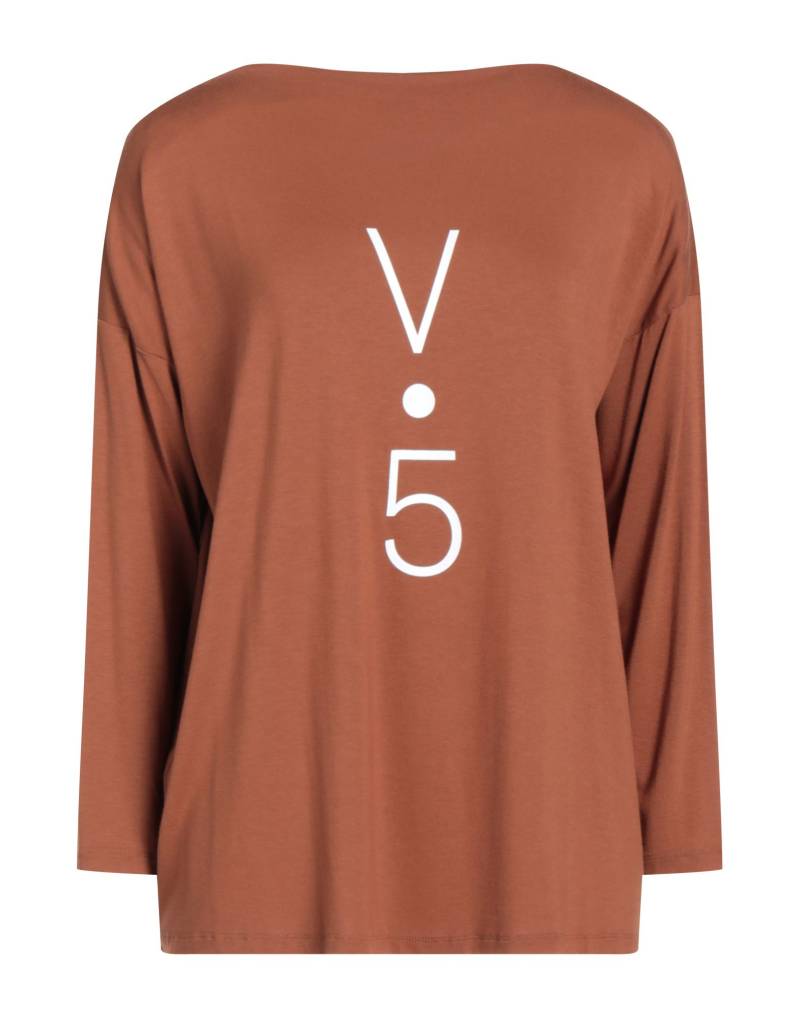 VICARIO CINQUE T-shirts Damen Braun von VICARIO CINQUE