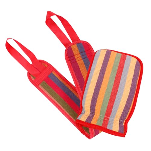 1 Satz Rückenpeeling Handschuh Teiliges Duschschrubber für Männer Langlebig Hautschonend für Entspannendes Badeerlebnis für Körperpflege von VICASKY